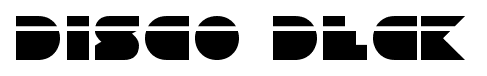 Disco Deck font