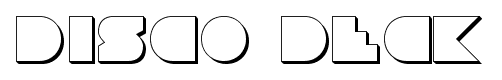 Disco Deck font