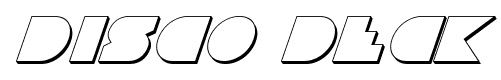 Disco Deck font