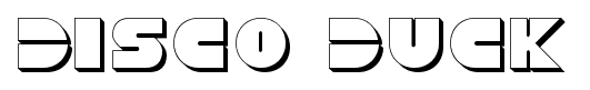 Disco Duck font