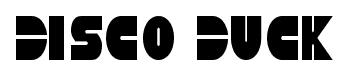 Disco Duck font