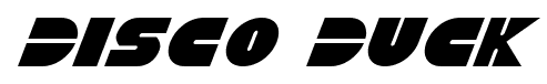Disco Duck font