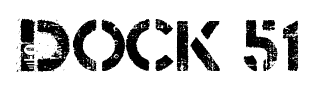 Dock 51 font