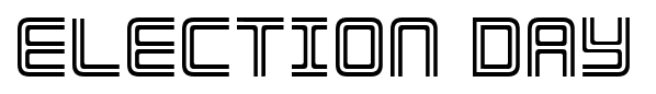 Election Day font