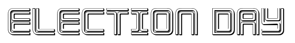Election Day font