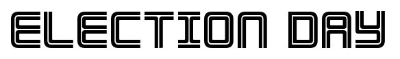 Election Day font