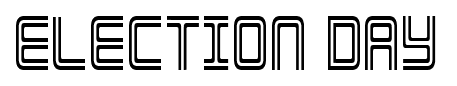 Election Day font