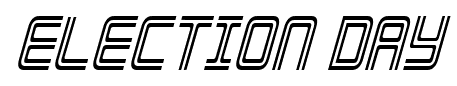 Election Day font