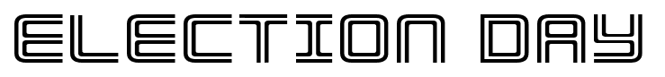 Election Day font