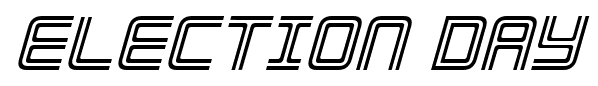 Election Day font