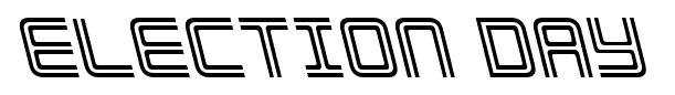 Election Day font