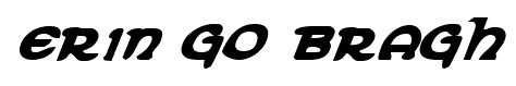 Erin Go Bragh font