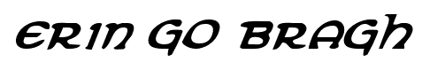 Erin Go Bragh font