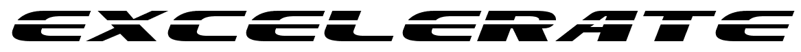 Excelerate font