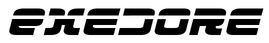 Exedore font