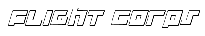 Flight Corps font