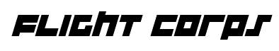 Flight Corps font