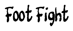 Foot Fight font
