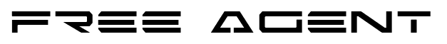 Free Agent font