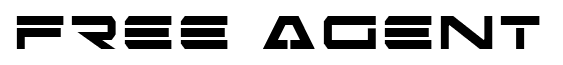 Free Agent font