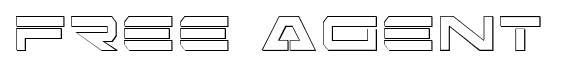 Free Agent font