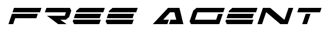 Free Agent font