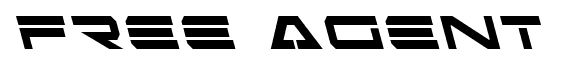 Free Agent font