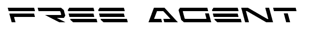 Free Agent font