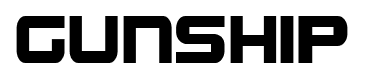 Gunship font
