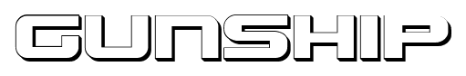 Gunship font