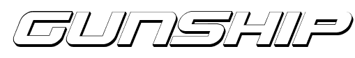 Gunship font