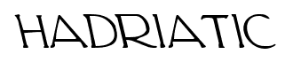 Hadriatic font