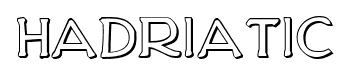 Hadriatic font