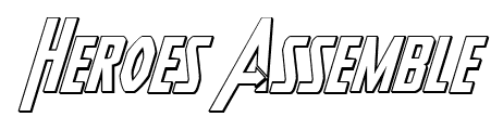 Heroes Assemble font