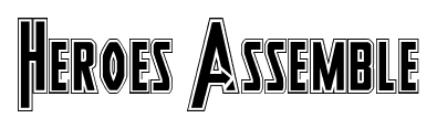 Heroes Assemble font