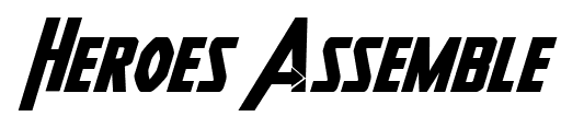 Heroes Assemble font