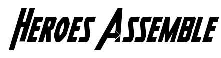 Heroes Assemble font