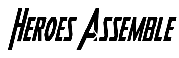 Heroes Assemble font