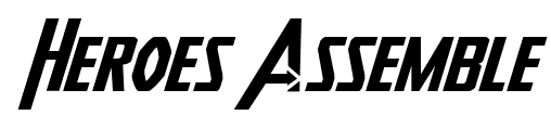 Heroes Assemble font