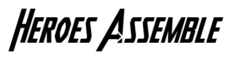 Heroes Assemble font
