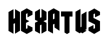 Hexatus font