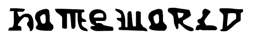 Homeworld font