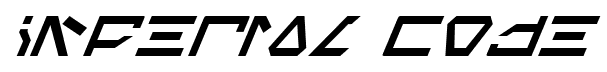 Imperial Code font