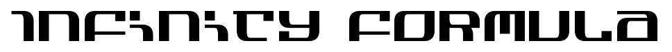 Infinity Formula font