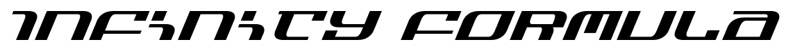 Infinity Formula font