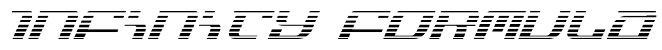 Infinity Formula font