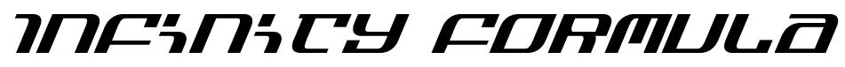 Infinity Formula font