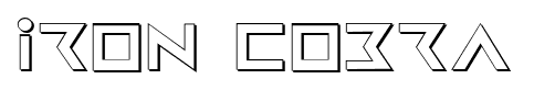 Iron Cobra font