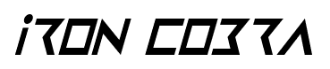 Iron Cobra font