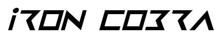 Iron Cobra font